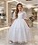Vestido Bella Child Longo Eva Branco - Imagem 1