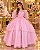 Vestido Bella Child Longo Eva Rosa Bebe - Imagem 1
