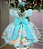 Vestido Tematicos Kids Fundo do Mar - Sereia Ariel Modelo 2 Tiffany - Imagem 4