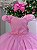 Vestido Bella Child Polly Rosa Chiclete - Imagem 3