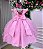 Vestido Bella Child Polly Rosa Chiclete - Imagem 4