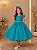 Vestido Ysa Kids Francine Verde Jade - Imagem 1