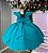 Vestido Ysa Kids Francine Verde Jade - Imagem 5