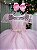 Vestido Bella Child Layla Rosa Bebe - Imagem 2