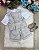 Conjunto Social Miss Cherry Leandro Colete Cinza Claro - Imagem 4
