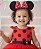 Vestido Banana Club Minnie/Minie Vermelha Bolinhas Poa - Imagem 2