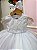 Vestido Menina Bonita Bebe Ana Sofia Branco - Imagem 4