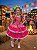 Vestido Junino Banana Club Quermesse do Balance Pink - Imagem 1
