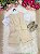 Conjunto Social Miss Cherry Leandro Colete Palha - Bege - Imagem 6