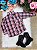 Camisa Junina Xadrez Liam Branco - Imagem 2