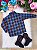 Camisa Junina Xadrez Breno Azul - Imagem 7
