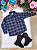 Camisa Junina Xadrez Breno Azul - Imagem 4