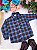 Camisa Junina Xadrez Breno Azul - Imagem 3