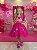 Vestido Ysa Kids Barbie Luxinho Pink Com led - Imagem 1