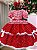 Vestido Junino Mimadine Luxo Stefanny Vermelho - Imagem 5