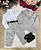 Conjunto Social Miss Cherry Jorge Terno Cinza Claro - Imagem 5