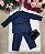 Conjunto Social Miss Cherry Jorge Terno Azul Marinho - Imagem 3