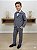 Conjunto Social Miss Cherry Jorge Terno Cinza Grafite - Imagem 1