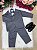 Conjunto Social Miss Cherry Jorge Terno Cinza Grafite - Imagem 1