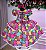 Vestido Mini Miss Junino Sertão Animado Pink - Imagem 8
