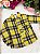 Camisa Flanelada Xadrez Junina Rian Amarelo - Imagem 3
