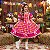 Vestido Junino Mimadine Luxo Maisa Pink - Imagem 1