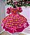 Vestido Junino Mimadine Luxo Maisa Pink - Imagem 3