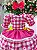 Vestido Junino Mimadine Luxo Beatriz Pink - Imagem 5