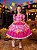 Vestido Junino Mimadine Luxo Beatriz Pink - Imagem 1