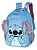 Mochila de Costa Stitch Orelhinhas Pelucia Azul - Imagem 2