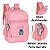 Mochila de Costa Stitch Rosa - Imagem 4