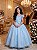 Vestido Mini Miss Longo Carol Azul Bebe - Imagem 1