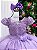 Vestido Mini Miss Longo Carol Lilas - Imagem 4