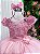 Vestido Mini Miss Longo Carol Rosa Bebe - Imagem 5