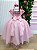 Vestido Mini Miss Longo Carol Rosa Bebe - Imagem 7
