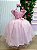 Vestido Mini Miss Longo Carol Rosa Bebe - Imagem 3