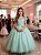 Vestido Mini Miss Longo Carol Verde Menta - Imagem 1
