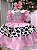 Vestido Temáticos Kids Doce Mimosa Rosa - Fazendinha - Vaquinha - Imagem 7