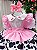 Vestido Temáticos Kids Doce Mimosa Rosa - Fazendinha - Vaquinha - Imagem 7