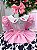 Vestido Temáticos Kids Doce Mimosa Rosa - Fazendinha - Vaquinha - Imagem 5