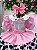 Vestido Temáticos Kids Doce Mimosa Rosa - Fazendinha - Vaquinha - Imagem 5