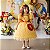 Fantasia Princesa Belli Doce Realeza Princesa Amarelo - Imagem 1