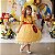 Fantasia Princesa Belli Doce Realeza Princesa Amarelo - Imagem 2