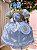 Fantasia Princesa Belli Doce Realeza Princesa Azul - Imagem 6