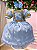 Fantasia Princesa Belli Doce Realeza Princesa Azul - Imagem 3