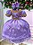 Fantasia Princesa Belli Doce Realeza Princesa Lilas - Imagem 3