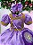 Fantasia Princesa Belli Doce Realeza Princesa Lilas - Imagem 8