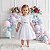 Romper/Vestido Princesa Belli Elisa Branco - Imagem 1