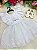 Romper/Vestido Princesa Belli Elisa Branco - Imagem 5