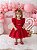 Romper/Vestido Princesa Belli Elisa Vermelho - Imagem 1
